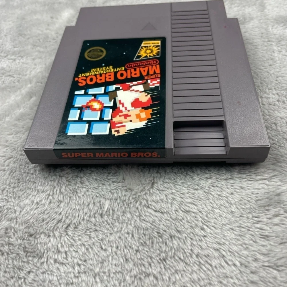 Super Mario Bros Nintendo NES Authentic Original Tested Retro Vintage Game CIB